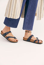 Load image into Gallery viewer, Birkenstock Myarai Oiled Leather Blue
