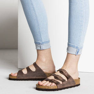 Birkenstock Florida Oiled Leather Habana 53901